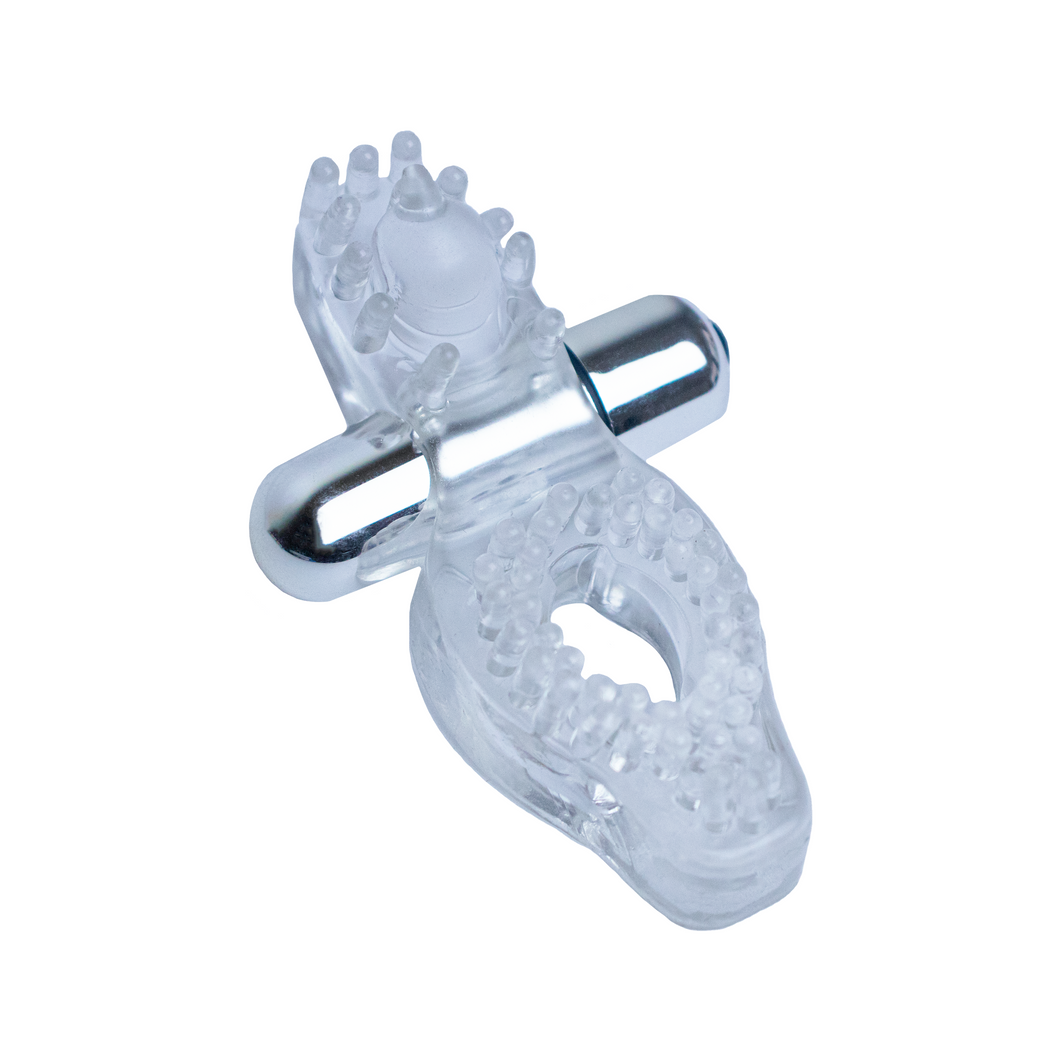 Anillo vibrador suave y súper elástico. Libre de ftalatos. Resistente al agua.  Olvida cualquier otro anillo, este en verdad te compromete al placer.